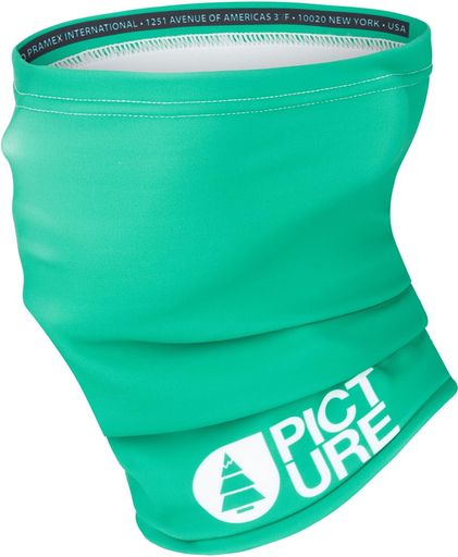 [ピクチャー]ユニセックスネックウォーマー(吸水速乾:Carvico)[NW205P/NECKWARMER]防寒SpectraGreen