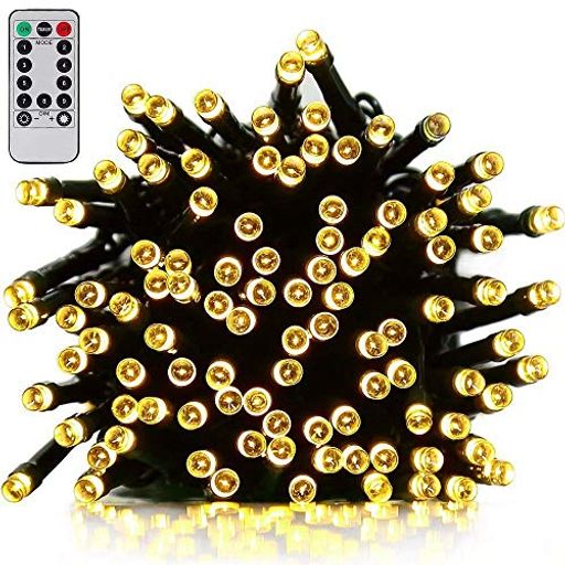 クリスマスツリーLEDイルミネーションライト電飾22M200球ストリングライト飾りchristmaslights8パターンフェアリーストレートライト高輝度リモコン付き防水USBタイマー記憶メモリークリスマス