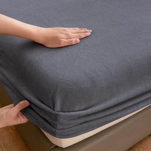 AYOボックスシーツセミダブル暖かいあったか吸湿発熱冬用防寒寒さ対策ベッドシーツベッドカバー布団カバー寝具洗える毛布タッチ静電気防止ボリュームふわふわ秋冬無地北欧(セミダブ…