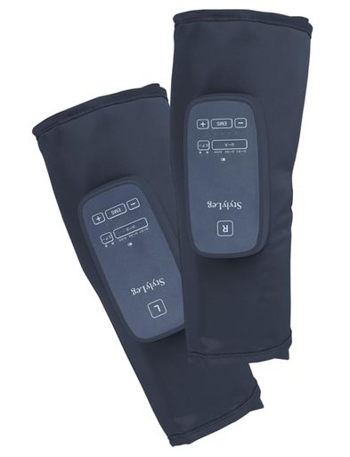 Reルネサンススタイリーレッグ電動式ふくらはき集中ケアエアバッグ加圧EMS筋トレ強度5段階左右セット(..