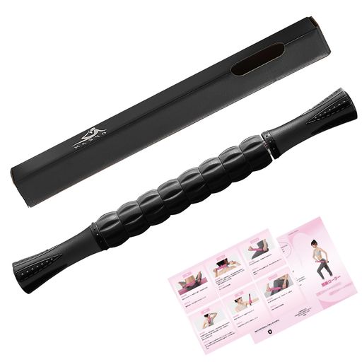 筋膜ローラーマッサージローラーきんまくローラーDPEANフォームローラーマッサージスティック首背中肩..