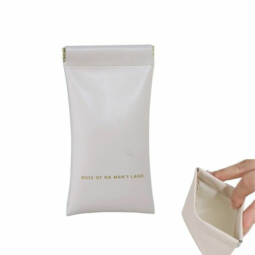 [DEVENTORZ]メガネケースポーチ小さめ革眼鏡ケースソフトケーススクイーズトップメガネ入れ眼鏡バッグ..