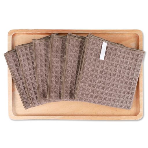 [KYOSAMA]ふきんマイクロファイバー布巾30*30cm超吸水水切りタオル雑巾乾拭き水拭きクロス食器拭きお皿拭きガラス拭き鍋拭き掃除コーヒー6枚