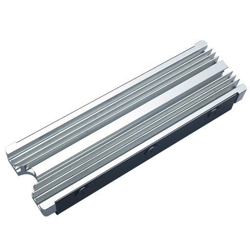 M.2ヒートシンク合金アルミニウムNGFFヒートシンクNVME冷却シンク2280M.2SSD用M.2SSDクーラーセット(銀色)