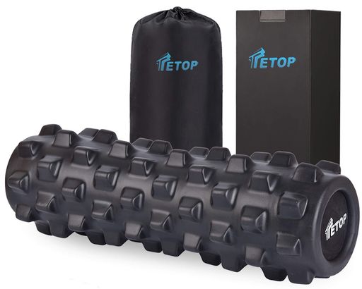 【上級者向け40CM】5年保証TETOPフォームローラー筋膜リリースローラーストレッチローラー体のラインに..