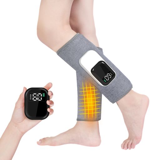 ふくらはぎリラックス【コントローラー脱着式】エアーレッグリラックス空気圧温熱ふくらはぎケアコードレスUSB充電式3モード3段階強度3段階温度操作簡単サイズ幅調整可家庭用男女兼用…