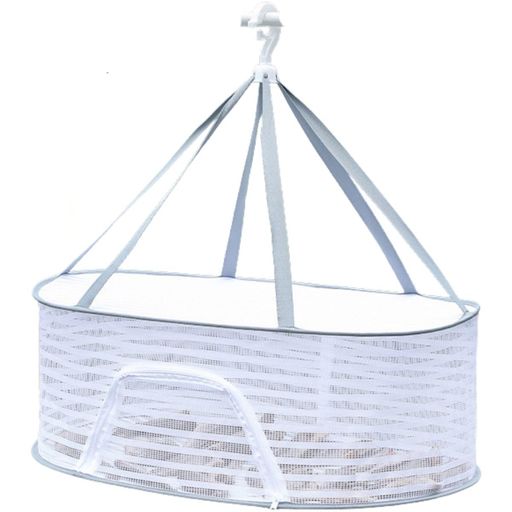 物干平置平干干物ネット洗濯型崩れ折りたたみ式乾燥ネット通気性携帯便利万能(白1段)