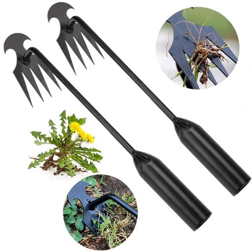 手動雑草ブラシ草取り道具根こそぎ雑草取り道具根こそぎ草取り立ったまま草刈り園芸用品長柄草取り器こ..