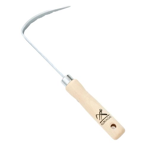 熊谷鍛冶屋左ステンカギカマスタンダード左手用錆びにくいステンレス製カギカマ草取り草抜き草引き草削..