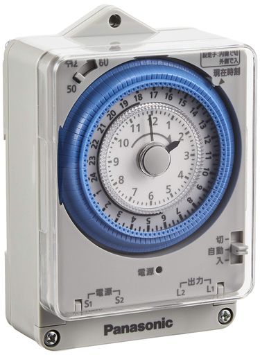 パナソニック(Panasonic)24時間式タイムスイッチ交流モータ式AC100V用a接点別回路TB31109K