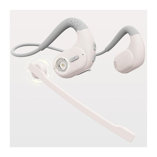 Bluetoothヘッドセット【2025業界新設計】マイク脱着式Earaku(イアラク)MicCuffG9一体両用通話用イヤホンヘッドセットマイク付き両耳耳掛け空気伝導Bluetooth5.3EDRAAC対応ミュート機能(2)