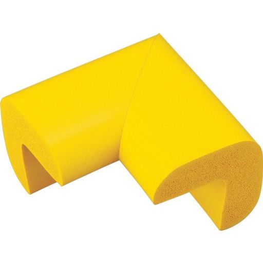 トラスコ中山(TRUSCO)安心クッションコーナー用油面接着TAC66YSイエロー細1個入x50個【ケース販売】