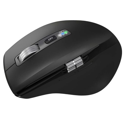 Bluetoothワイヤレスマウス高速スクロールサイドスクロール4段階DPIマルチデバイス切替簡単人間工学サ..