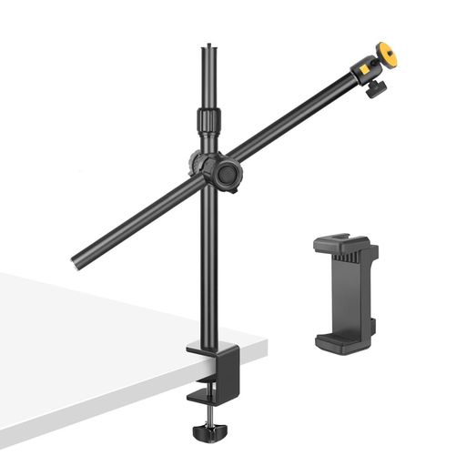 Hemmotopカメラアームスタンド俯瞰撮影スマホアーム手元撮影用耐荷重2KGスマホ撮影webカメラスタンドク..