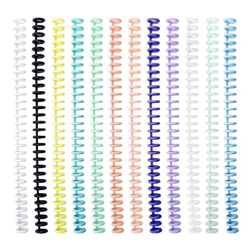 ルーズリーフリングマカロンカラールーズリーフリング30穴5穴DIY用バインダークリッププラスチック製フ..