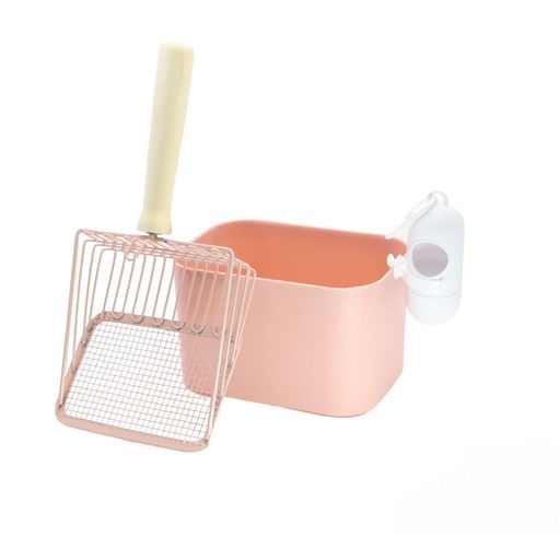 ファビュラス堂猫砂スコップステンレス製収納ケーストイレスコップ金属猫シャベル砂取り猫砂すくいペッ..