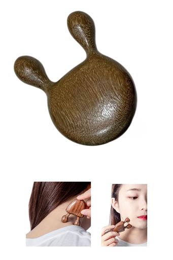 IWAMiYAかたつむりカッサかっさツボ押しグッズツボ押し棒頭皮マッサージリンパマッサージカタツムリカッサ(うさぎ)