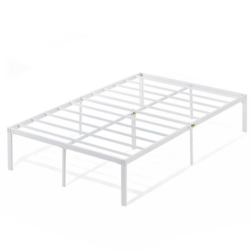 VECELOベッドベッドフレームダブル単品頑丈静音フレームのみ通気性スチール組み立て簡単工具付き滑り止..