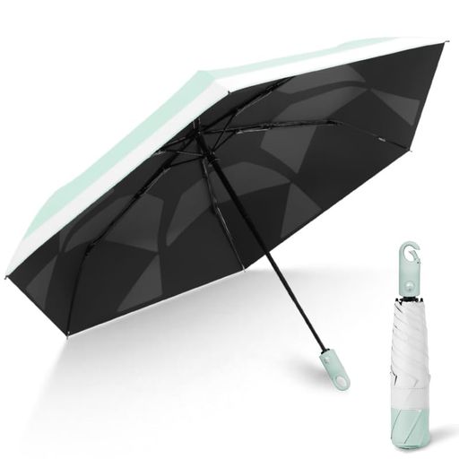 DSDCDJ【形状記憶・3秒でたため】日傘uvカット100遮光折り畳み超軽量完全遮光遮熱ワンタッチ自動開閉6本骨折りたたみ傘UPF50+紫外線遮蔽熱中症対策日焼け防止耐風撥水晴雨兼用収納ポーチ…