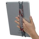 TFY タブレット用セキュリティハンドストラップホルダー 対応 iPad Pro 9.7インチ 10.5インチMini 4、iPad Air 2などのデバイスに対応 (12.9インチタブレットは含まれません) レッド/グレー(2)
