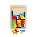 木製テトリスパズル ジグソーパズル 知育玩具 おもちゃ