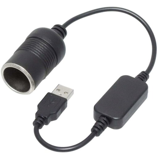 KAUMO USB → シガーソケット12V 昇圧 12W対応 変換ケーブル 30cm KAUMO USB → シガーソケット12V 昇圧 12W対応 変換ケーブル 30cm