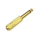 φ3.5mm ステレオミニプラグ(メス)を⇒φ6.3mm モノラル標準プラグ(オス) に変換(2)