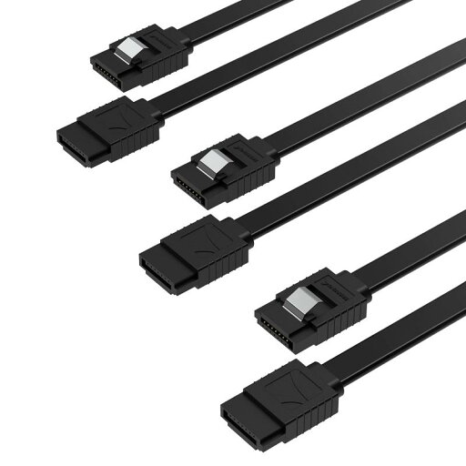 SABRENT SATAケーブル(ストレートコネクタ)SSD/HDD/CDおよびDVDドライブ用SATA III 6Gbit/秒用ロック付き/PC、ミニPC、MacBook、ノートPCに使用 (3個パック、20インチ) ブラック (CB-SFK3) SABRENT SATAケーブル(ストレートコネクタ)SSD/HDD/CDおよびDVDドライブ用SATA III 6Gbit/秒用ロック付き/PC、ミニPC、MacBook、ノートPCに使用 (3個パック、20インチ) ブラック (CB-SFK3)