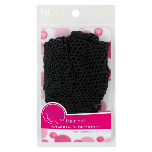 貝印 HL0162 ヘアネットブラック 貝印 HL0162 ヘアネットブラック