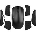 Pulsar Gaming Gears X2 用 アンチスリップ マウス 滑り止め テープ セット ポリマー 極薄 綺麗に剥がせる3Mのテープ THINタイプ - X2 Medium Black