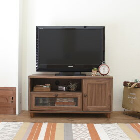 送料無料♪テレビ台テレビボードTV台幅90cm木製TVボード収納ローボードリビングボードAVボードガラスリビング一人暮らしひとり暮らしシンプルでかわいいテレビ台。おしゃれな部屋に★<VREND/VR45-90L>