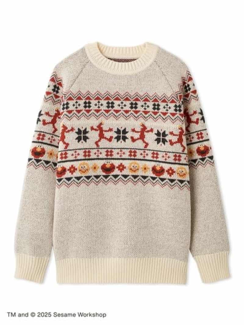 【UNISEX】ノルディックセーター SESAME STREET MARKET セサミストリートマーケット トップス その他のトップス ブラック【送料無料】[Rakuten Fashion]