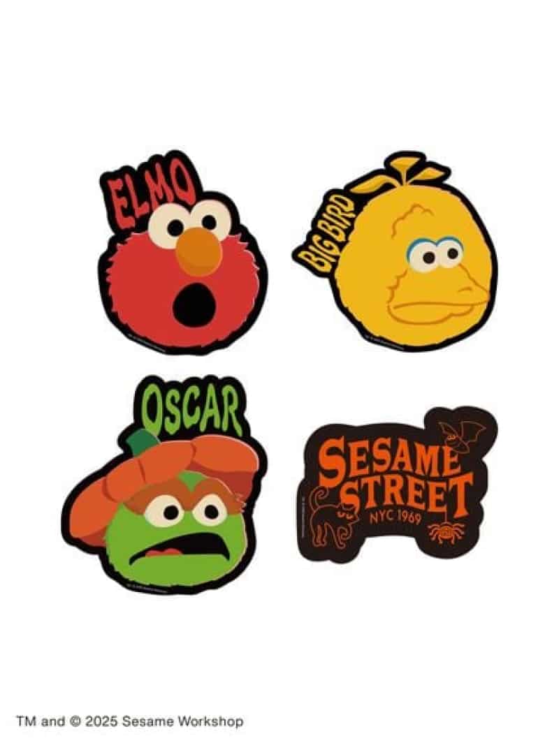 【BOO! FRIENDS】デザインステッカー SESAME STREET MARKET セサミストリートマーケット 文房具 ステッ..
