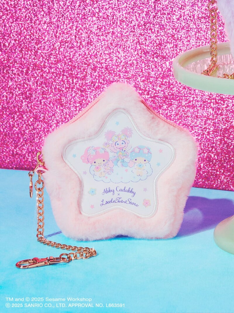【アビー×リトルツインスターズ】星型ファーポーチ SESAME STREET MARKET セサミストリートマーケット 財布・ポーチ・ケース ポーチ[Rakuten Fashion]