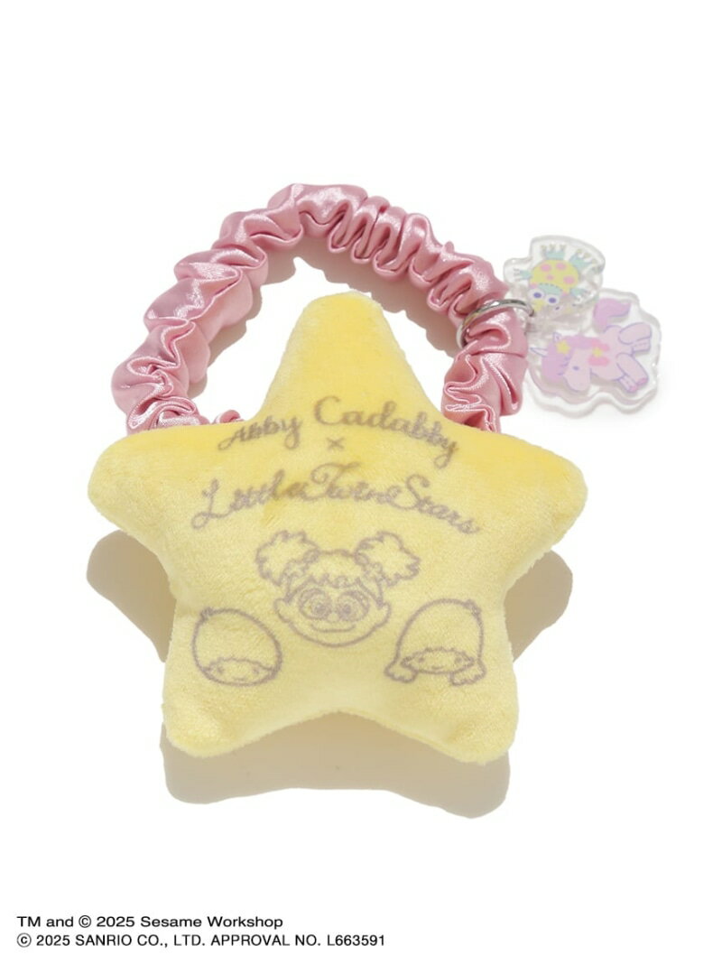 【アビー×リトルツインスターズ】チャーム付きミニシュシュ SESAME STREET MARKET セサミストリートマーケット ヘアアクセサリー その他のヘアアクセサリー[Rakuten Fashion]