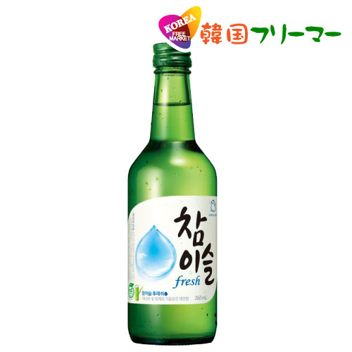 リニューアル 　チャミスル 360ml Alc.16.5％【1本】　韓国食品/韓国食材/韓国料理/酒/お酒/焼酎/韓国酒/韓国お酒/韓…