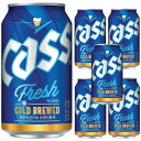 CASS フレッシュ ビール 4.5% 355ml×6本