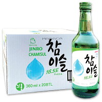 新春大特価セール！JINRO チャミスル 360ml 20本 1BOX【1箱＝荷物1口】眞露 韓国焼...