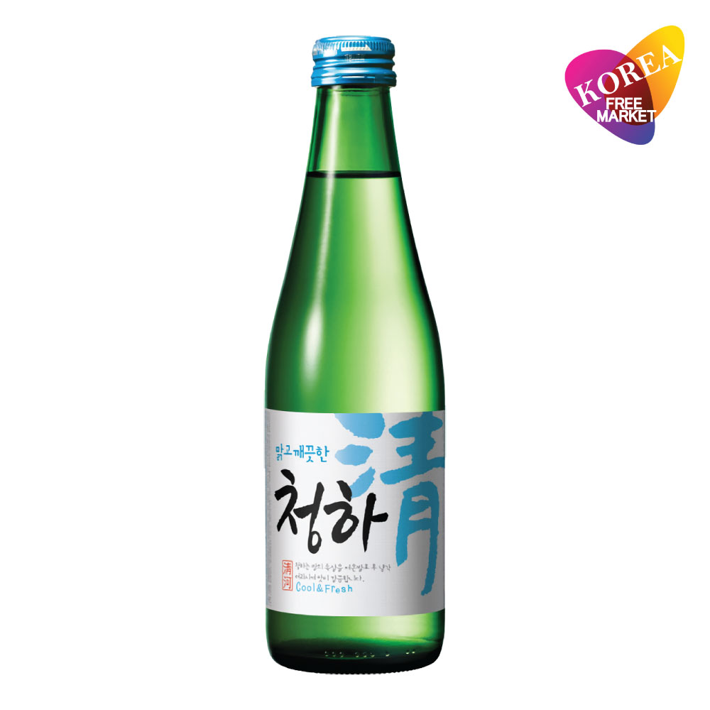 清河 300ml チョンハ 1本 お酒/焼酎/韓国焼酎/韓国お酒　 韓国酒/お米/チヂミ/美味しい/韓国焼酎/安い/一番/焼肉/伝統酒