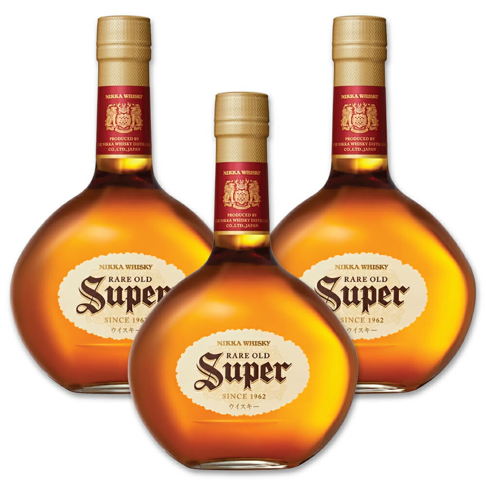 スーパーニッカ 700ml × 3本セット ブレンデッドウイスキー お酒 Super NIKKA