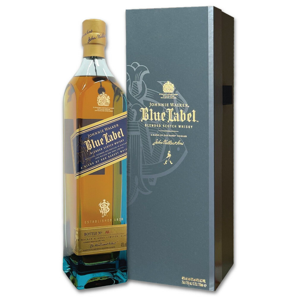 [正規品]ジョニーウォーカー ブルーラベル 750ml / イギリス ブレンデッドウイスキー ギフトBox入り johnnie walker blue labe Whisky