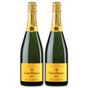 ヴーヴ・クリコ イエローラベル ブリュット 750ml 2本セット / スパークリング 辛口 フランス シャンパン(4)