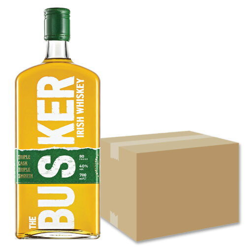 バスカー アイリッシュウイスキー 700ml 6本 箱売り / バスカーグリーン The Busker Irish Whiskey 40度 アイルランド バスカー アイリッシュウイスキー 700ml 6本 箱売り / バスカーグリーン The Busker Irish Whiskey 40度 アイルランド