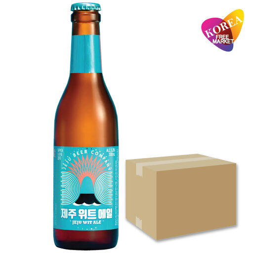 済州 エール ビール(瓶) 330ml 24本 1BOX 箱売り / JEJU WIT ALE ゼジュチェジュウ ウィート beer 済州 エール ビール(瓶) 330ml 24本 1BOX 箱売り / JEJU WIT ALE ゼジュチェジュウ ウィート beer