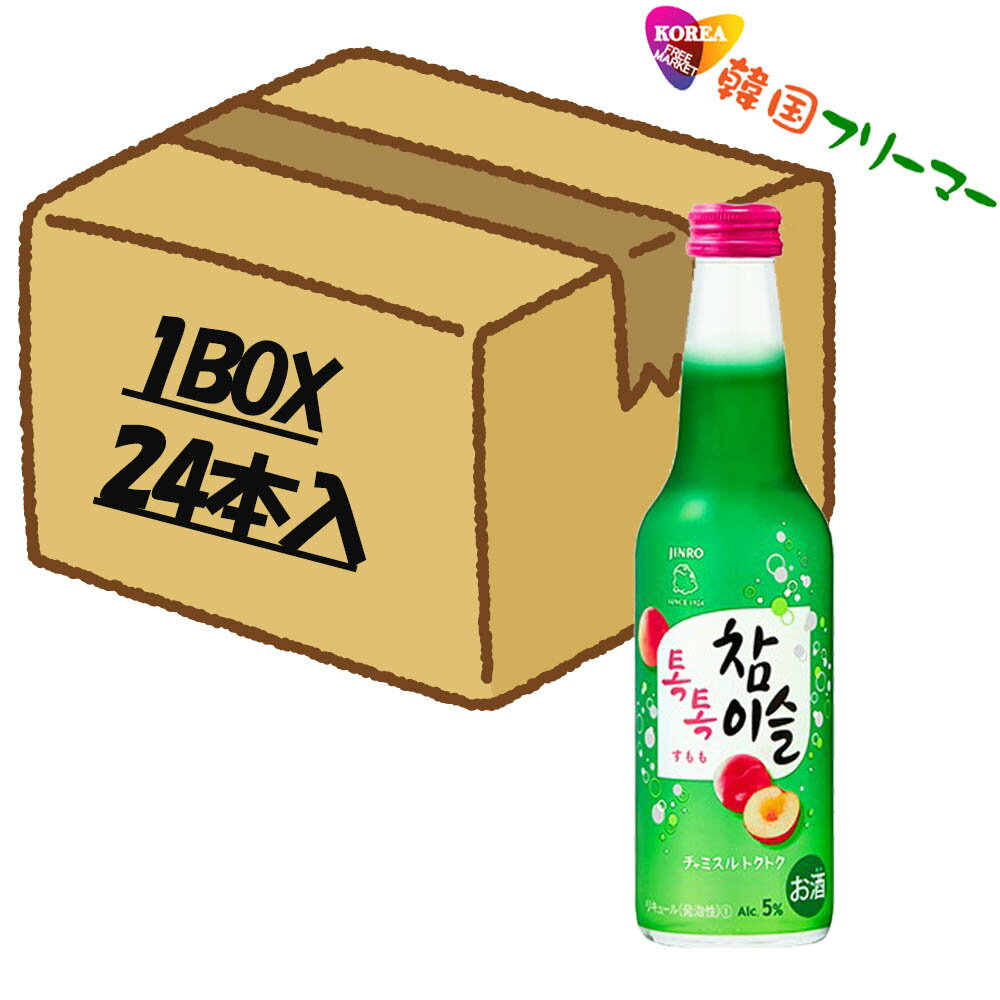 楽天韓国フリーマー眞露 JINRO チャミスルトクトク すもも味 275ml×24本 　韓国食品/韓国食材/お酒/焼酎/韓国焼酎/韓国お酒】 韓国酒/キムチ/お米/チヂミ/父/洋酒/美味しい/韓国焼酎/安い/一番/焼肉/焼酎 ハーブ酒 伝統酒 トクトク ソーダ