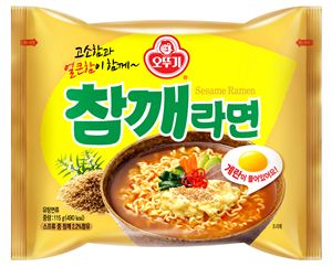 オットギ ごまラーメン 115gx5個 　韓国食品 輸入食品 韓国食材/韓国料理/韓国お土産/韓国ラーメン/非常食/防災用/防災グッズ/乾麺/インスタントラーメン/辛いラーメン/辛ラーメン/ラーメン/キムチ 焼肉 韓国料理