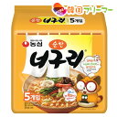 農心 ノグリ ラーメン（甘口）マイルド味 120g-5個　韓国ラーメン 激辛ラーメン 韓国食品 韓国食材 ラーメン キムチ 焼肉 韓国料理 韓国1番ラーメン NONGSHIM！！！ノグリ麺