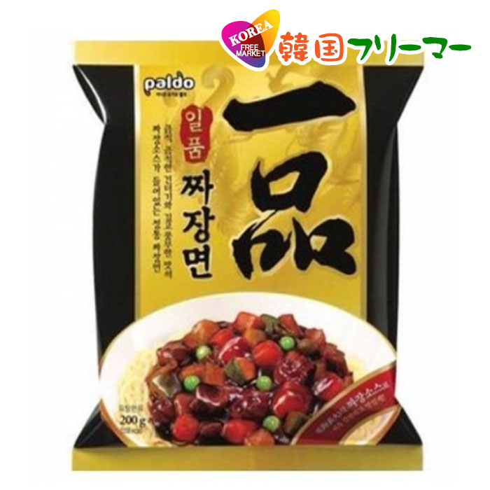 Paldo　一品ジャジャン麺(200g)【1個】ちゃじゃん 韓国食品 チャジャン 韓国食材/韓国料理/韓国ラーメン/乾麺/インスタントラーメン/辛いラーメン/辛ラーメン/ラーメン/キムチ 焼肉 韓国料理 PALDO！！！