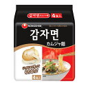 農心 ジャガイモ麺 100g【4個】カムジャ麺 ジャガイモラーメン カムジャメン 韓国食品 韓国食材/韓国料理/韓国お土産/韓国ラーメン/非常食/防災用/防災グッズ/乾麺/インスタントラーメン/辛いラーメン/辛ラーメン/ラーメン/キムチ NONGSHIM！！！