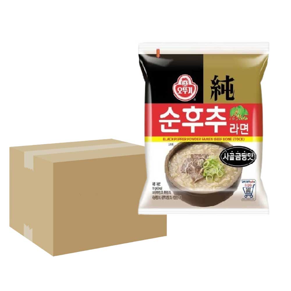 訳あり オトギ 純胡椒ラーメン牛骨コムタン味110g 32個 1box 韓国食品/韓国お土産/韓国ラーメン/乾麺/インスタントラーメン/ コムタン 送料無料のサムネイル